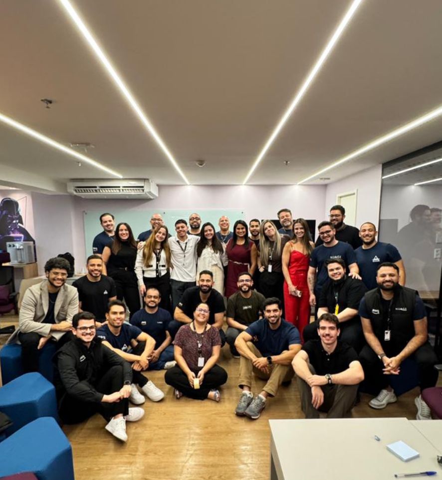 Equipe NuageIT em confraternização